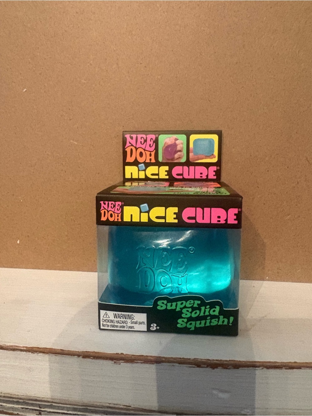 NeeDoh Nice Cube Super Solid Squish - Teal
